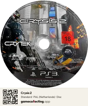 Crysis 2 PlayStation 3, PAL disc