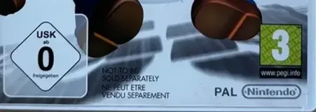 Mario Kart Wii, the USK square on its front