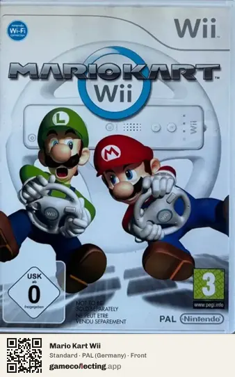 Mario Kart Wii Nintendo Wii, Germany box front