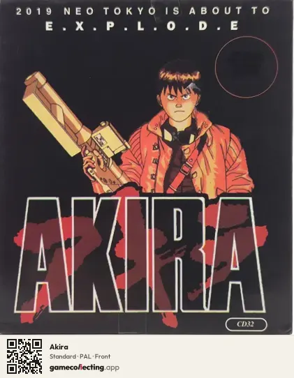 Akira Amiga CD32, PAL box front