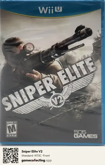 Sniper Elite V2 Nintendo Wii U, NTSC box front