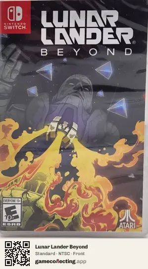 Lunar Lander Beyond Nintendo Switch, NTSC box front