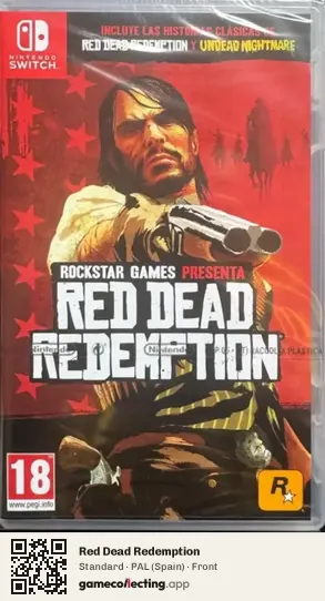 Red Dead Redemption Nintendo Switch, Spain box front