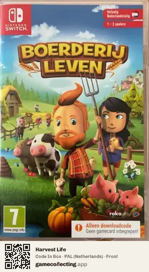 Harvest Life Nintendo Switch, Netherlands box front