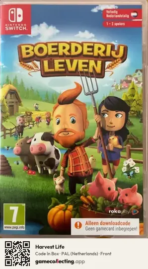 Harvest Life Nintendo Switch, Netherlands box front