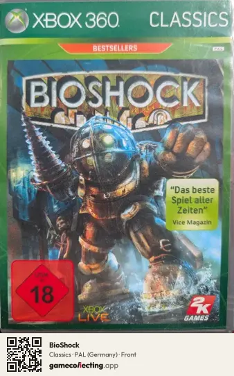 BioShock Xbox 360, Germany box front