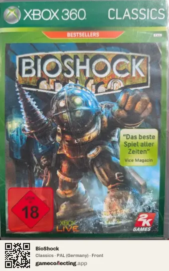 BioShock Xbox 360, Germany box front