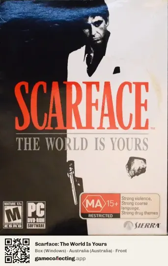Scarface: The World Is Yours Computer, Australia box front
