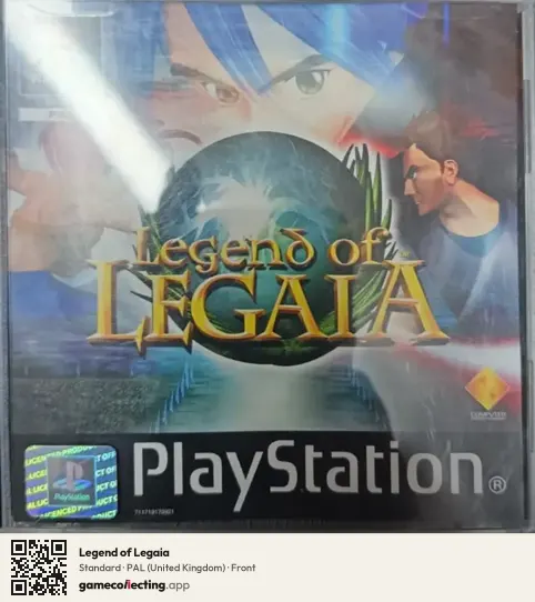 Legend of Legaia PlayStation, United Kingdom box front