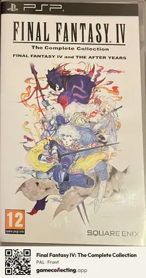 Final Fantasy IV: The Complete Collection PlayStation Portable, PAL box front