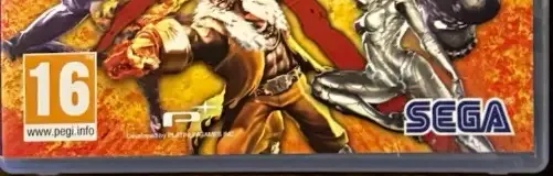 Anarchy Reigns, the PEGI square on its front