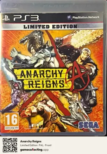 Anarchy Reigns PlayStation 3, PAL box front