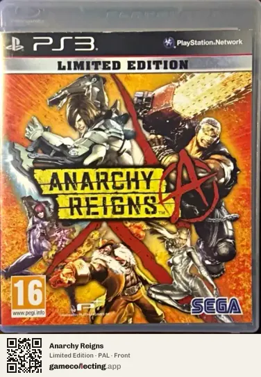 Anarchy Reigns PlayStation 3, PAL box front