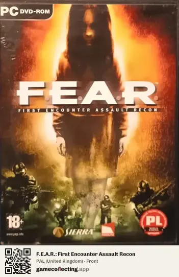 F.E.A.R.: First Encounter Assault Recon Computer, United Kingdom box front