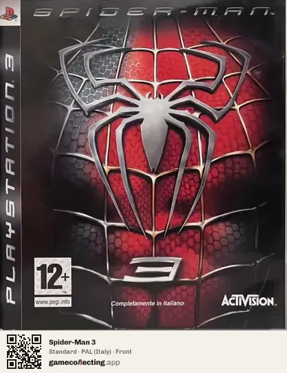 Spider-Man 3 PlayStation 3, Italy box front