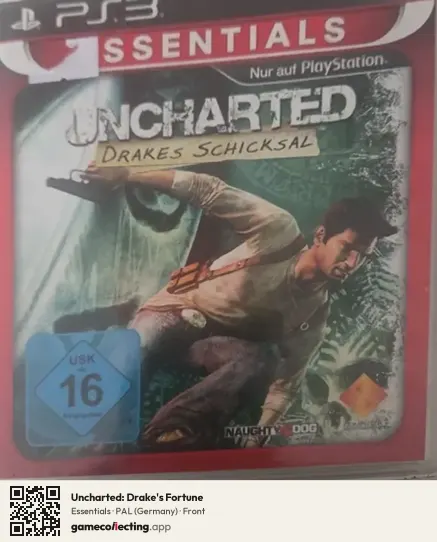 Uncharted: Drake's Fortune PlayStation 3, Germany box front
