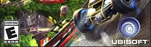 TrackMania Turbo, the ESRB box on its front