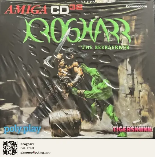 Krogharr Amiga CD32, PAL box front