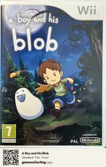 A Boy and His Blob Nintendo Wii, PAL box front