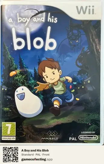 A Boy and His Blob Nintendo Wii, PAL box front