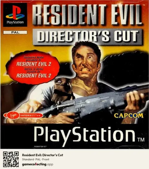 Resident Evil: Director's Cut PlayStation, PAL box front