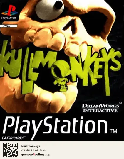 Skullmonkeys PlayStation, PAL box front