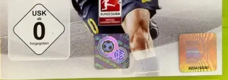 FIFA 14, the USK square on its front