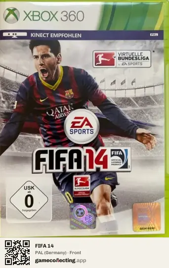 FIFA 14 Xbox 360, Germany box front