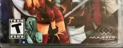 Guilty Gear Judgment, the ESRB box on its front