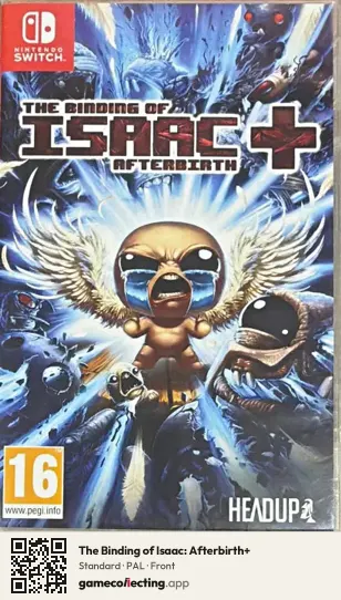 The Binding of Isaac: Afterbirth+ Nintendo Switch, PAL box front