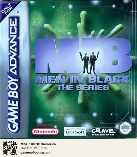 Men in Black: The Series Game Boy Advance, PAL box front