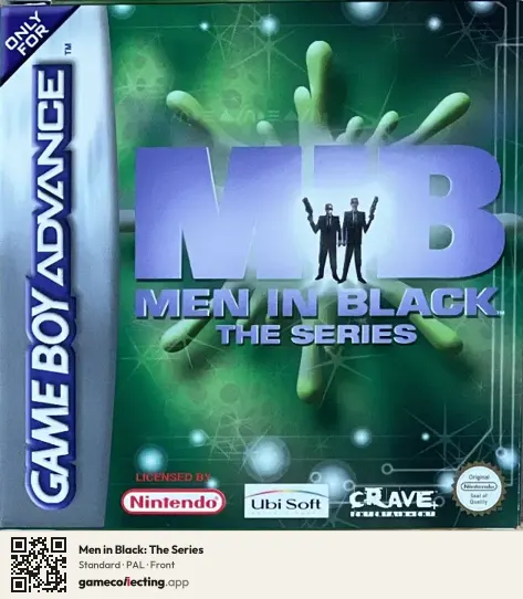 Men in Black: The Series Game Boy Advance, PAL box front