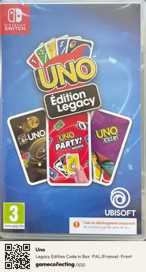 Uno Nintendo Switch, France box front