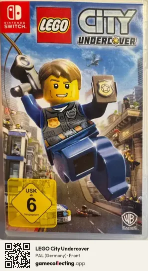 LEGO City Undercover Nintendo Switch, Germany box front