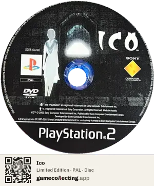 Ico PlayStation 2, PAL disc