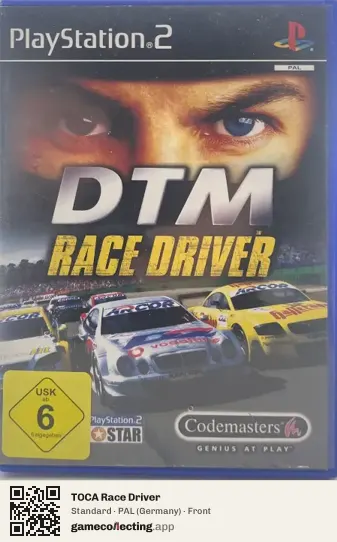 TOCA Race Driver PlayStation 2, Germany box front