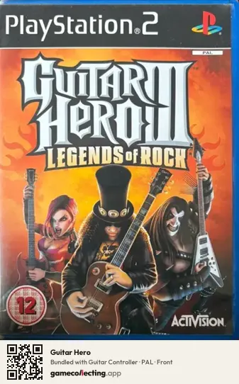 Guitar Hero PlayStation 2, PAL box front