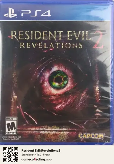 Resident Evil: Revelations 2 PlayStation 4, NTSC box front