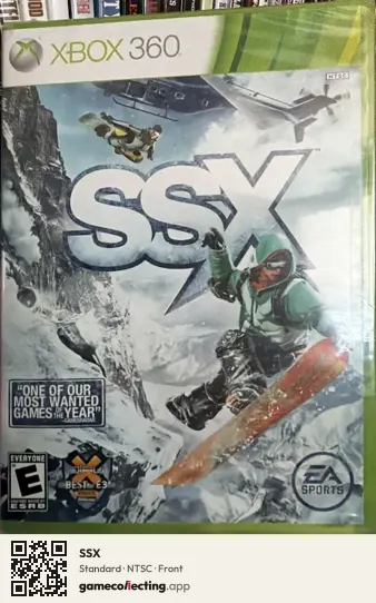 SSX Xbox 360, NTSC box front