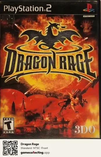 Dragon Rage PlayStation 2, NTSC box front
