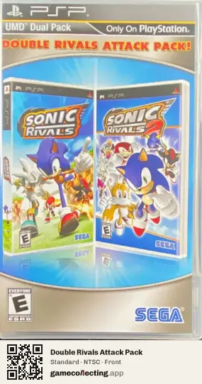 Double Rivals Attack Pack PlayStation Portable, NTSC box front