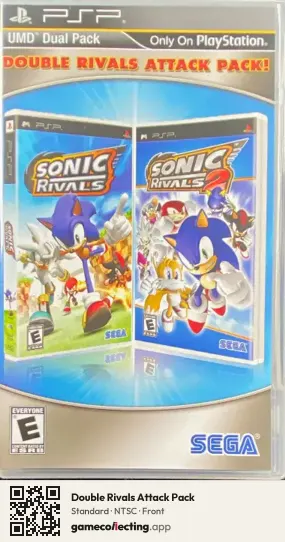 Double Rivals Attack Pack PlayStation Portable, NTSC box front