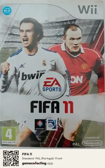 FIFA 11 Nintendo Wii, Portugal box front
