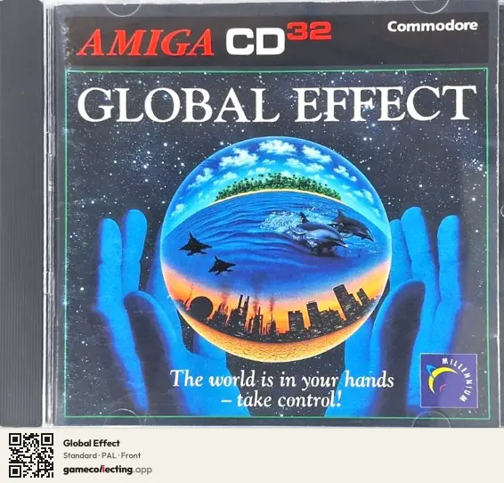 Global Effect Amiga CD32, PAL box front