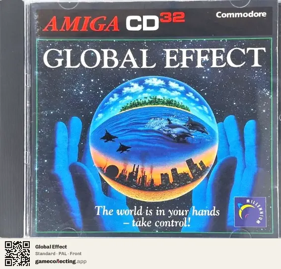 Global Effect Amiga CD32, PAL box front