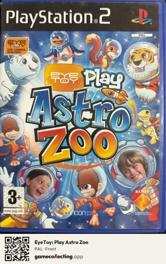 EyeToy: Play Astro Zoo PlayStation 2, PAL box front