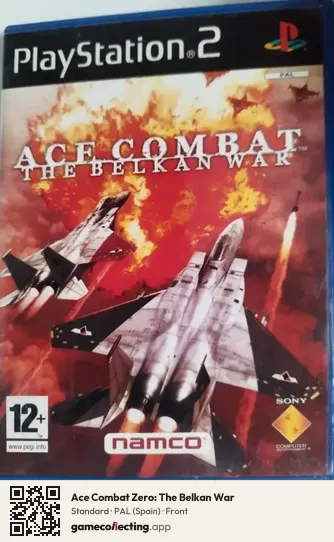 Ace Combat Zero: The Belkan War PlayStation 2, Spain box front