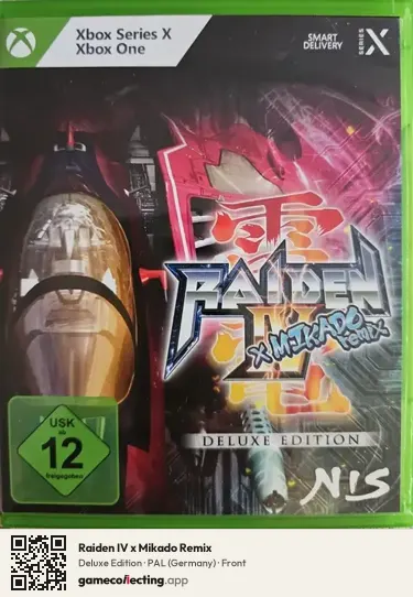Raiden IV x Mikado Remix Xbox Series X, Germany box front