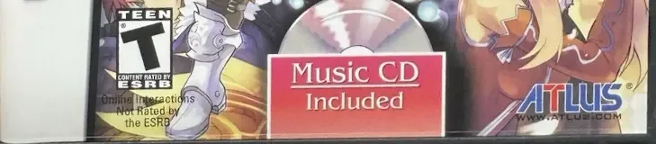 Luminous Arc 2, the ESRB box on its front