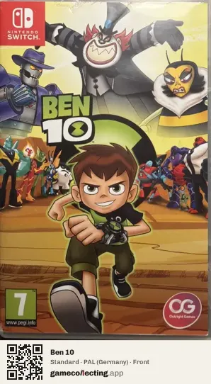 Ben 10 Nintendo Switch, Germany box front